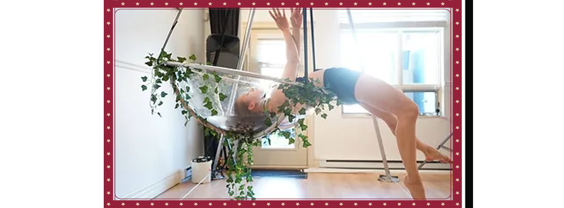 Champagne Dress circus performance